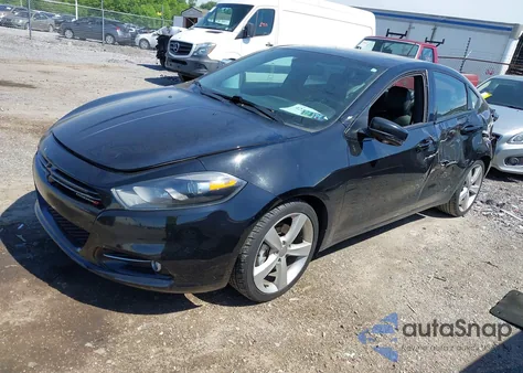 2014 Dodge Dart Gt из США, поврежденный, VIN 1C3CDFEBXED725110